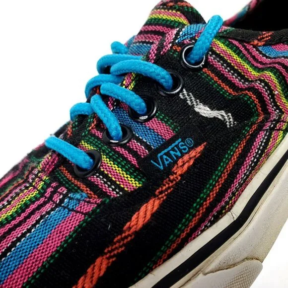 Vans Guate Weave Era Mens Shoes Size 6.5 Womens Size 8 Sneakers Textile Striped - Picture 7 of 12